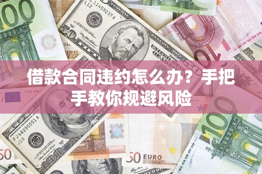 武汉借款合同违约怎么办？手把手教你规避风险