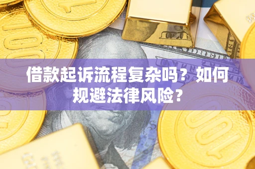武汉借款起诉流程复杂吗？如何规避法律风险？