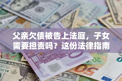武汉父亲欠债被告上法庭，子女需要担责吗？这份法律指南必须看完