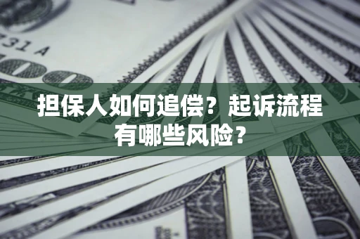 武汉担保人如何追偿？起诉流程有哪些风险？