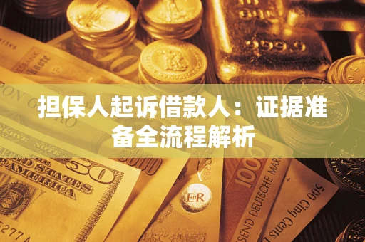 武汉担保人起诉借款人：证据准备全流程解析