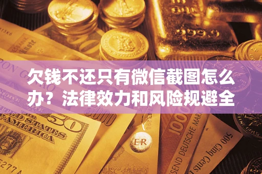 武汉欠钱不还只有微信截图怎么办？法律效力和风险规避全解析