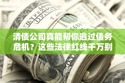 武汉清债公司真能帮你逃过债务危机？这些法律红线千万别踩