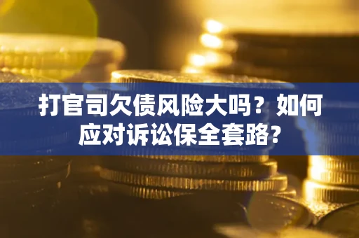 武汉打官司欠债风险大吗？如何应对诉讼保全套路？