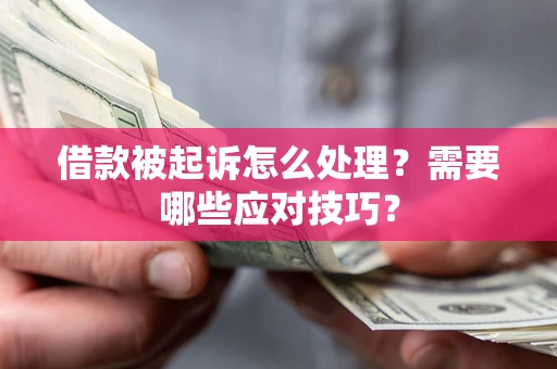 武汉借款被起诉怎么处理？需要哪些应对技巧？